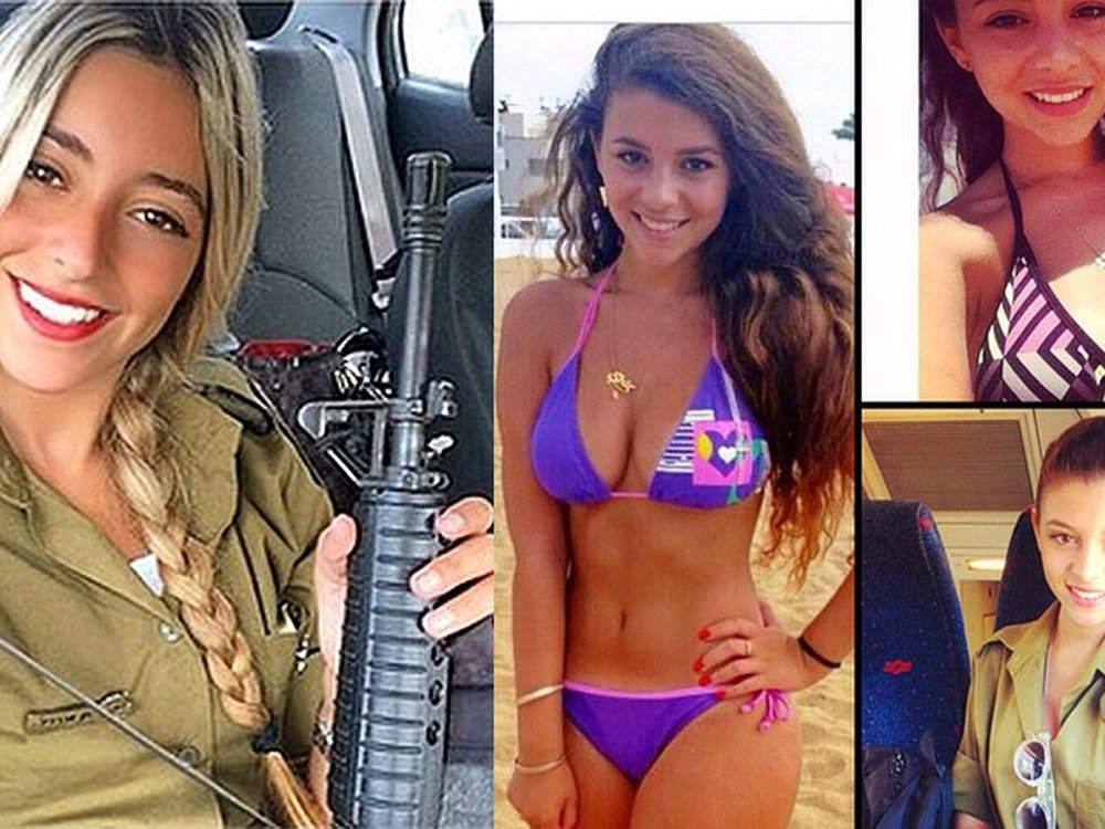 Girls in uniform and without
