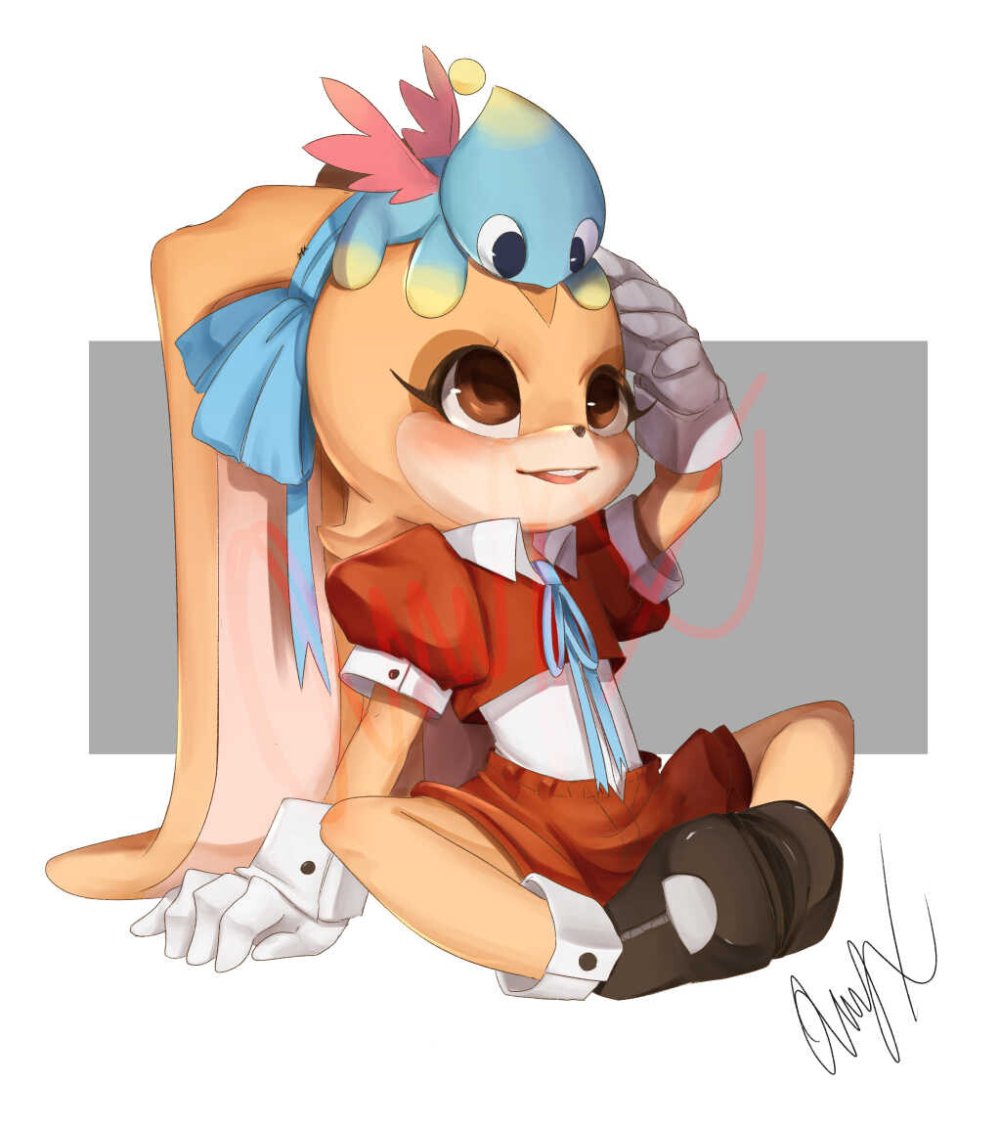 Cream The Rabbit Giantess Feet