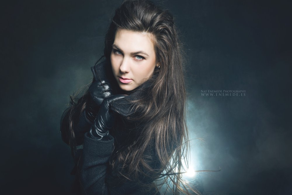 Amaranthe soloist in a swimsuit