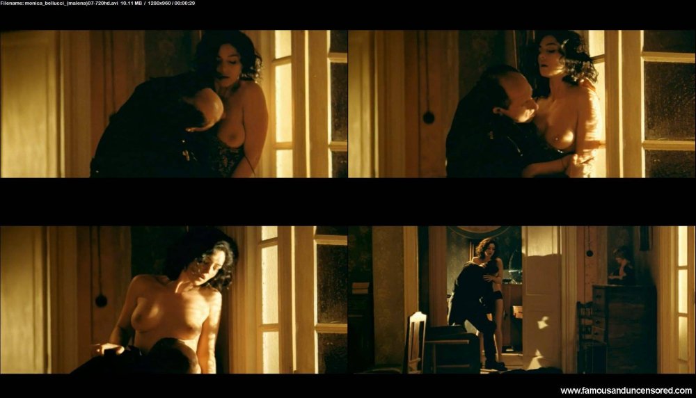 Monica Bellucci in the film Malena Naked