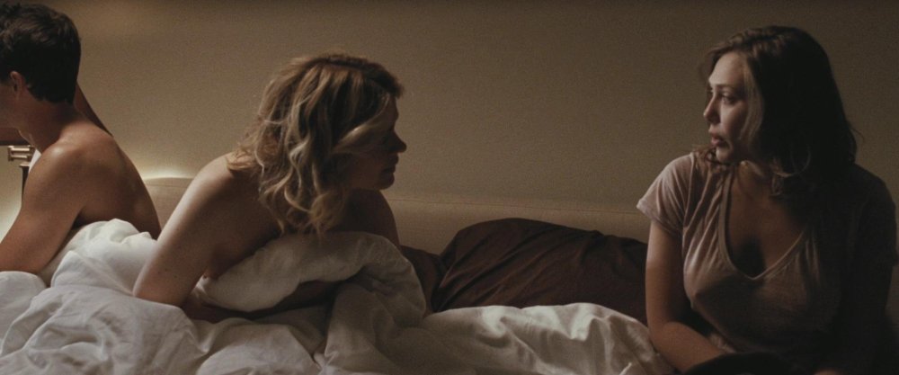 Elizabeth Olsen in underwear in the film
