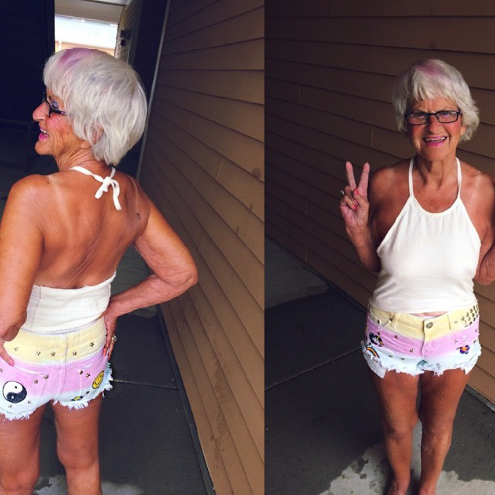 The ugly old women are naked