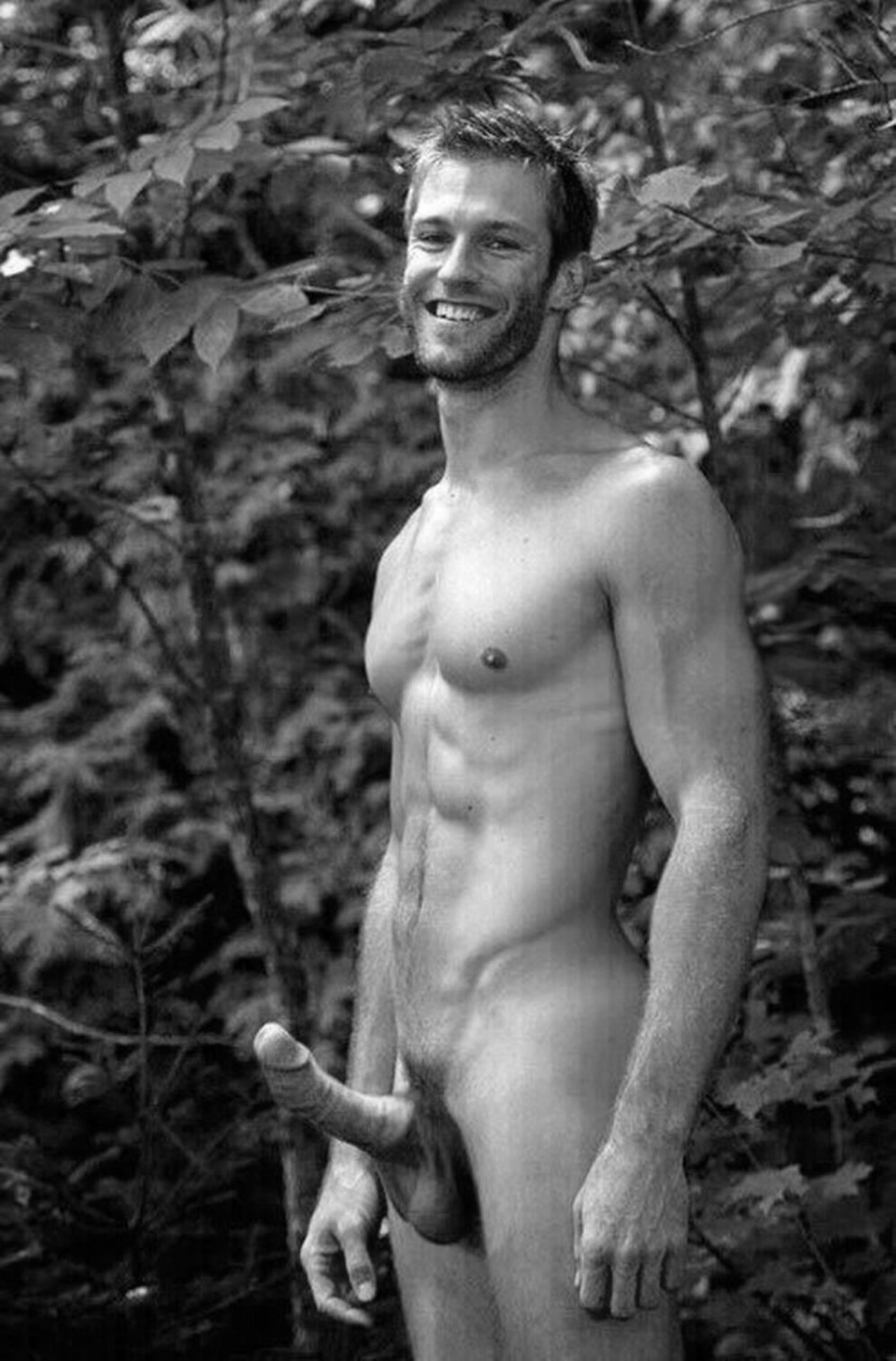Men's photo shoot nude in nature
