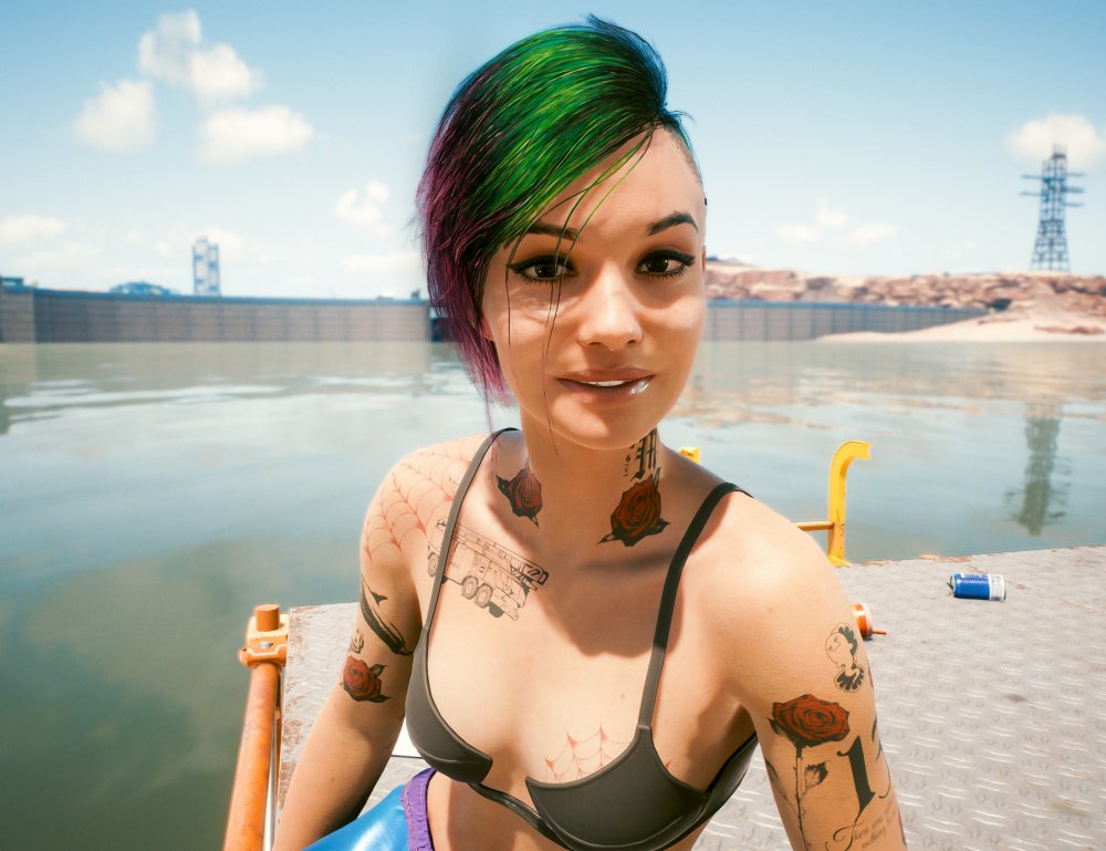 Judy Alvarez Cyberpunk 2077 Tattoos