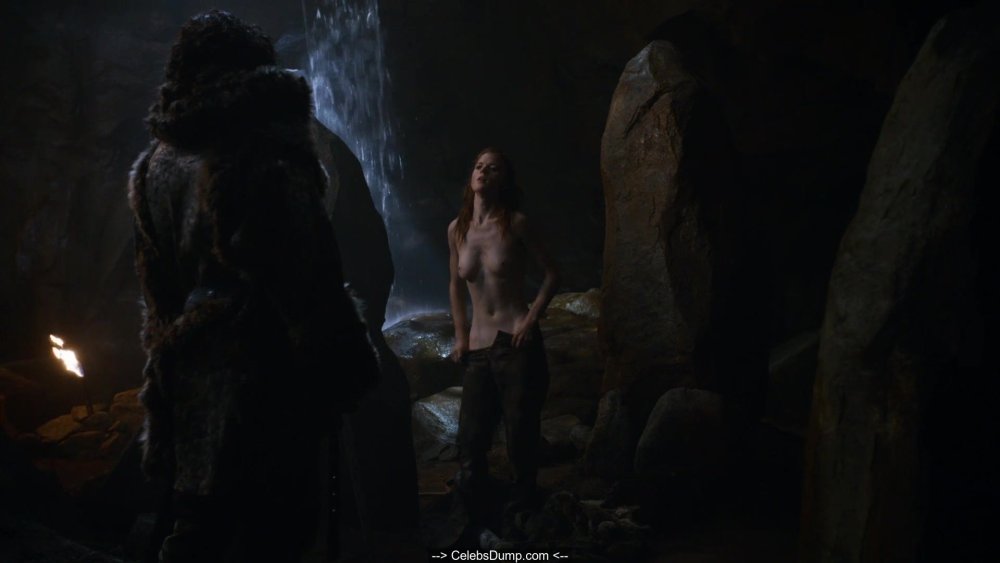Rose Leslie in underwear