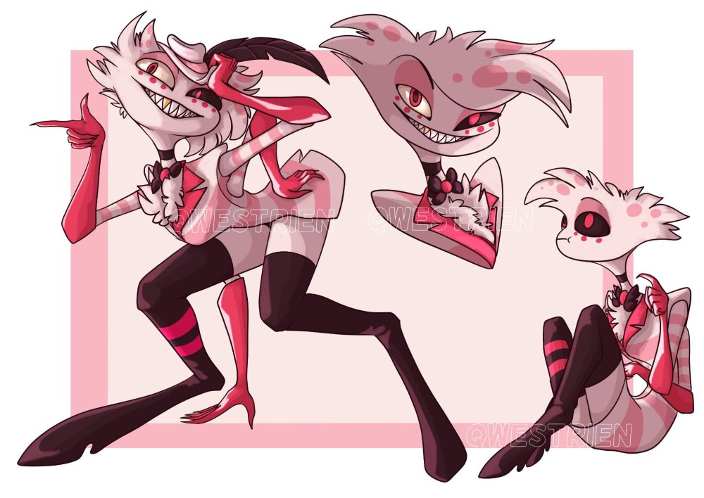 Hazbin Hotel Angel Dust and Valentino