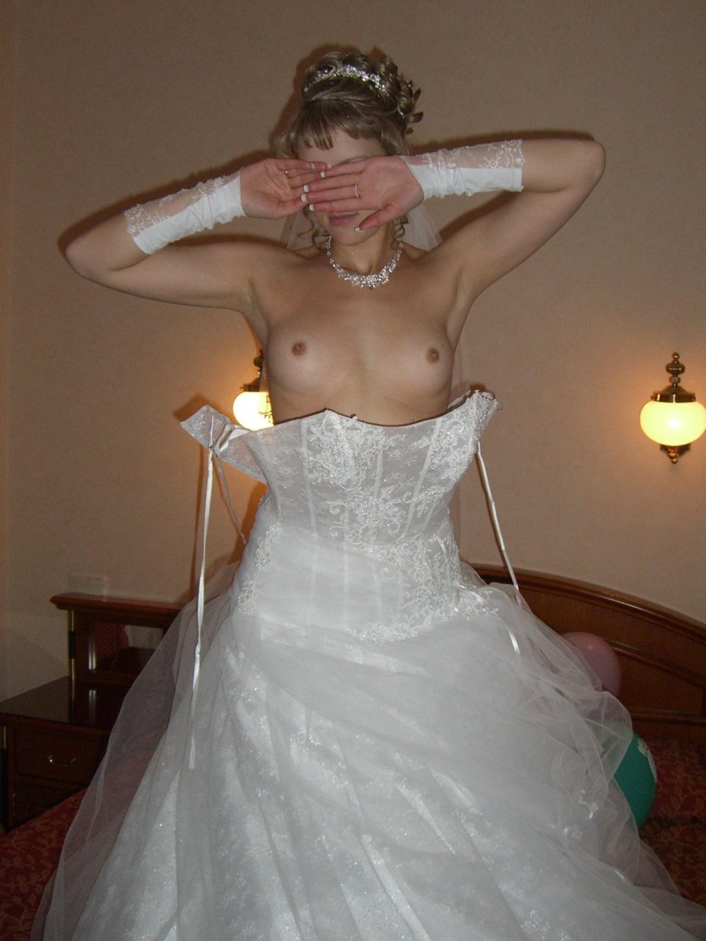 French bride naked