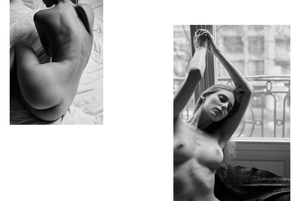 Portrait of Art Nude Close -up