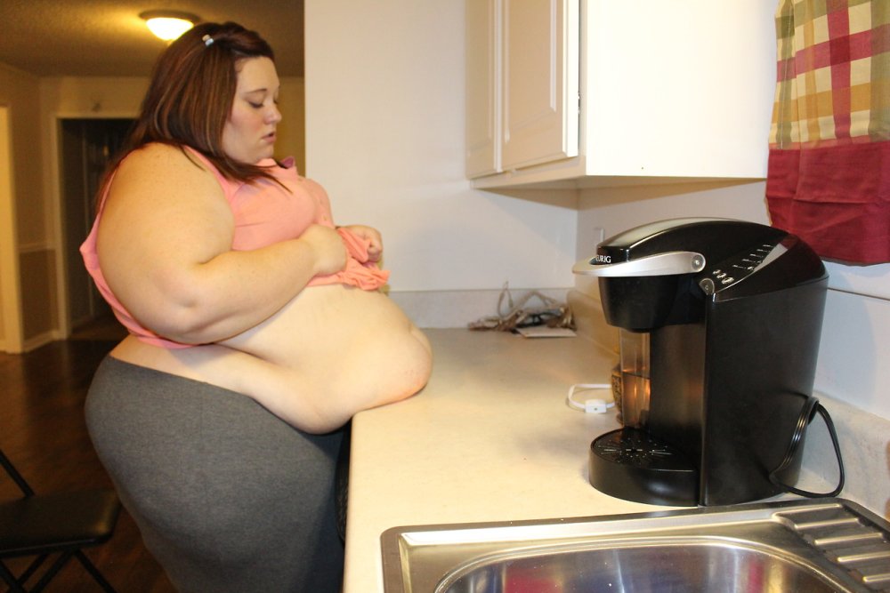 The fattened girl
