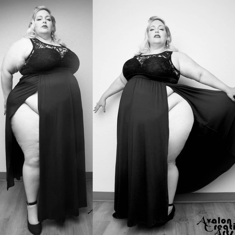A huge fat woman