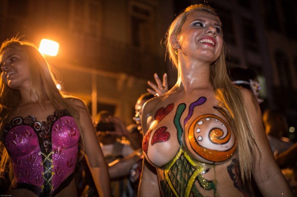 Naked carnival Brazil 1986