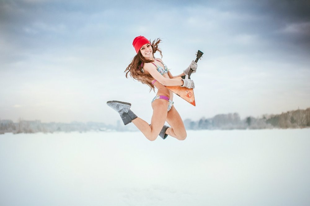 3D girl in a swimsuit