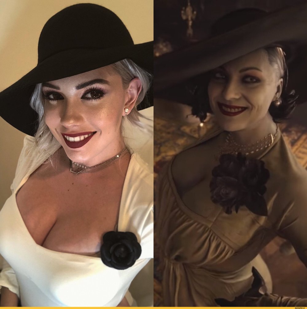 Lady Dimitrescu in the underwear Resident Evil