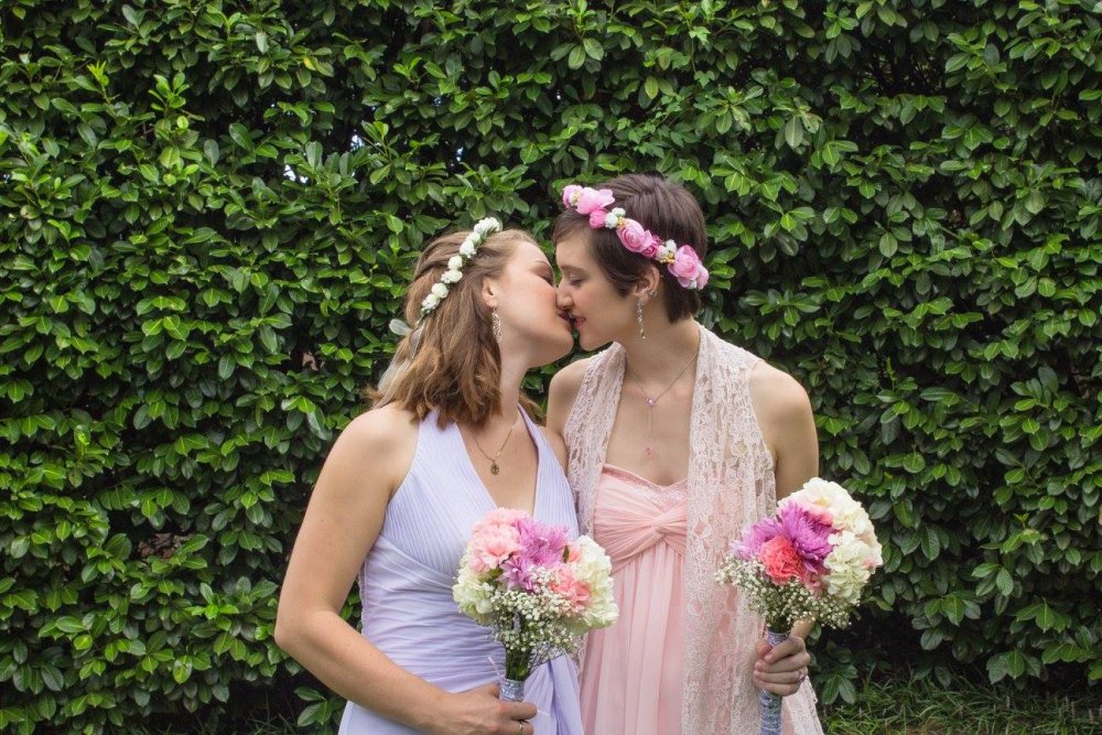 Lesbian wedding wedding dress