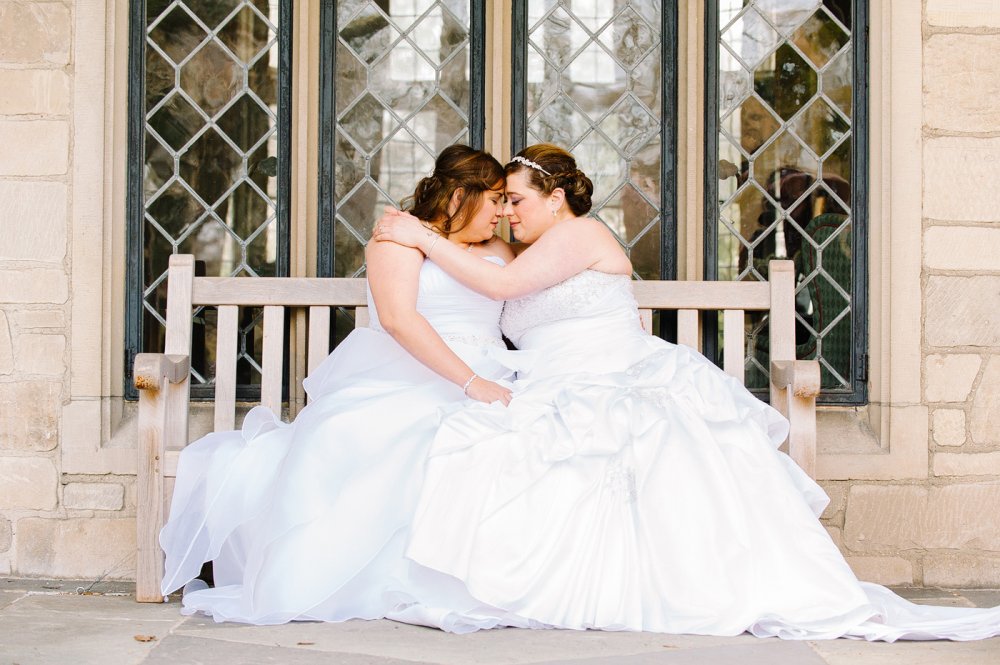 The wedding of two girls