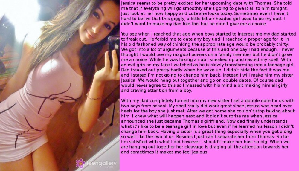 TG Captions Bimbo Mom boobs