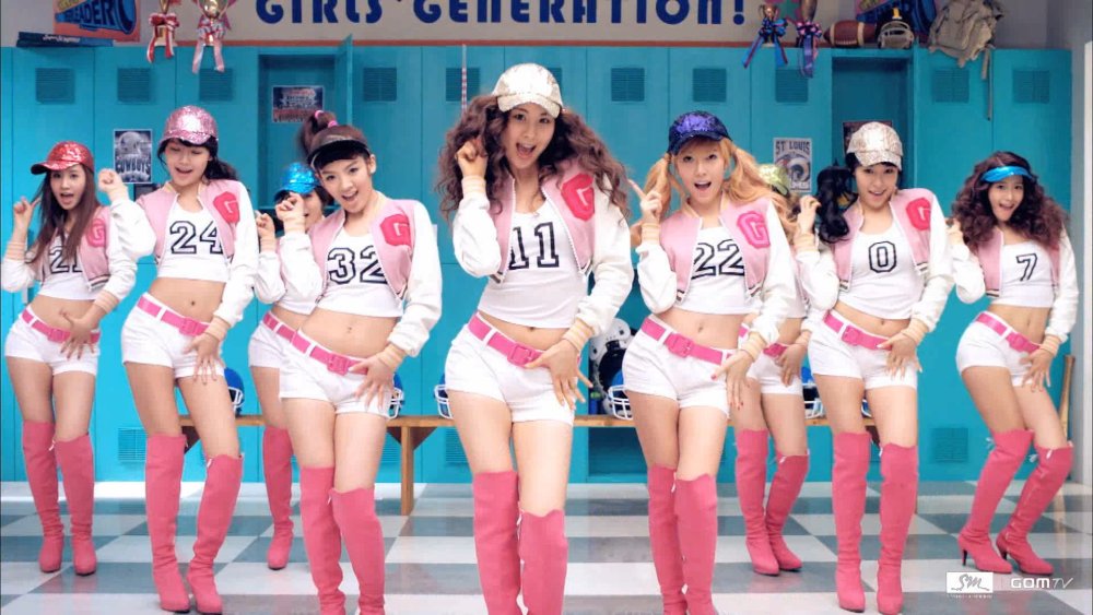 Korean group Girls Generation Naked