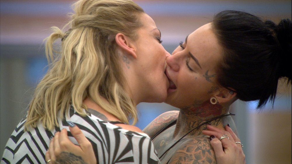 French kiss of girls