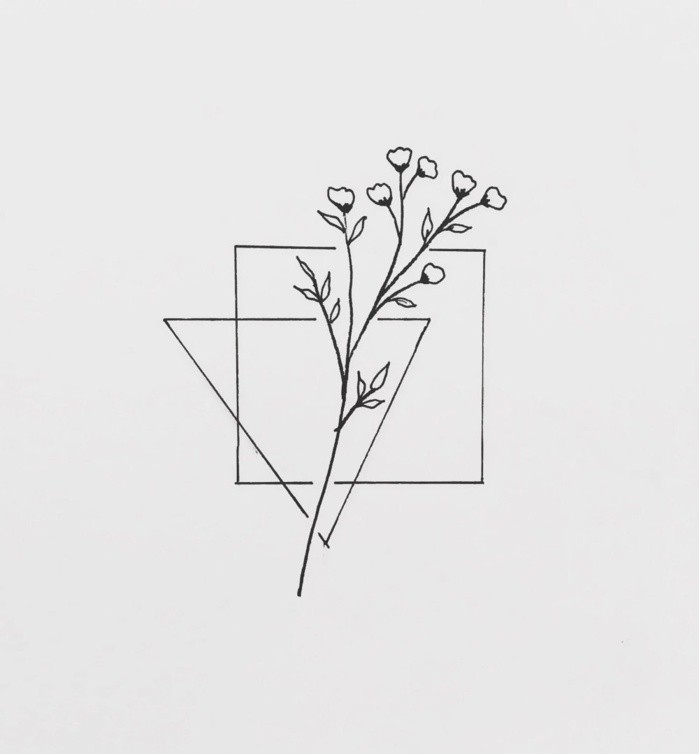 The girl is one line