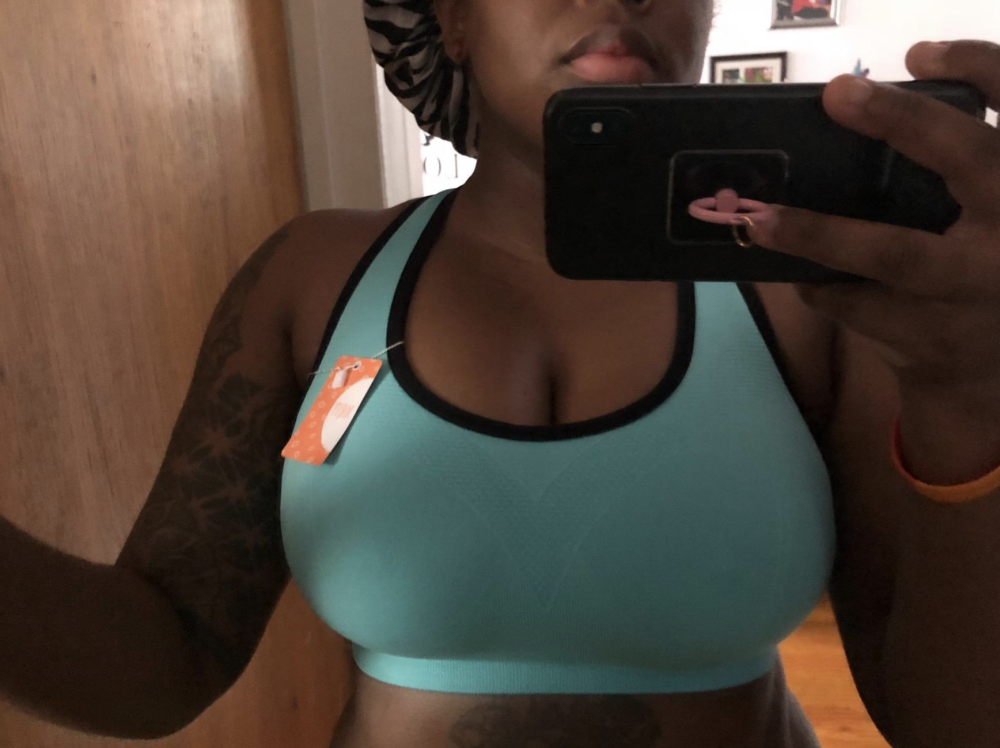 Chubby Dropped Out Bra Selfie