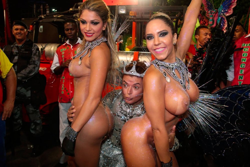Beautiful Brazilians without panties