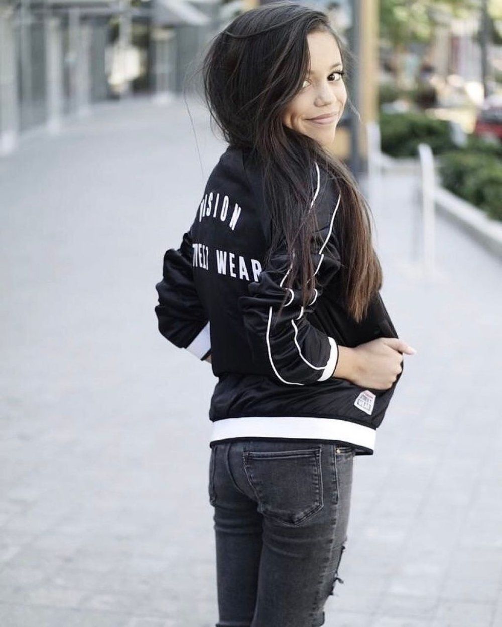 Jenna Ortega in shorts