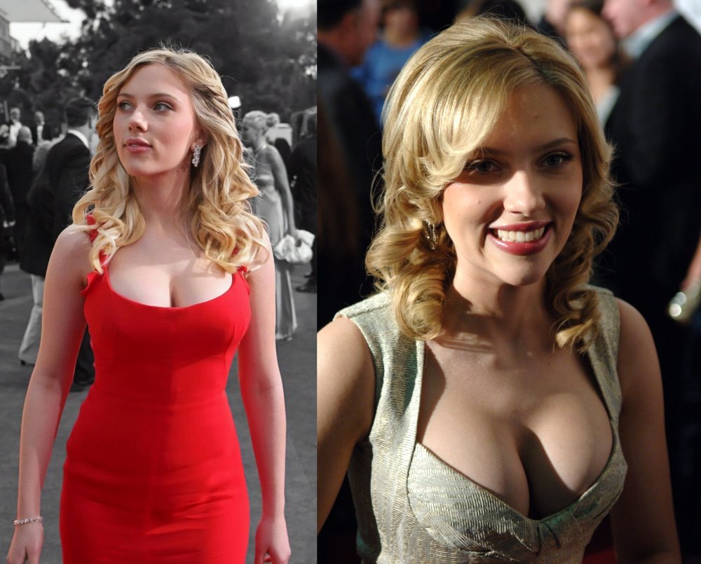 Scarlett Johansson increased the bust