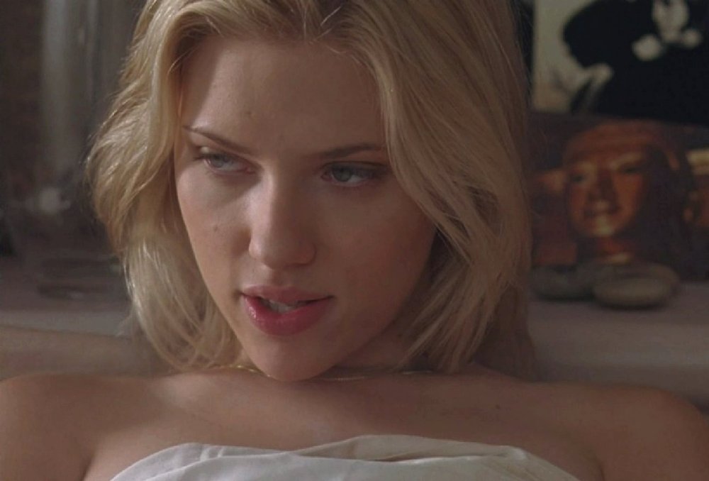 Scarlett Johansson island bed scene