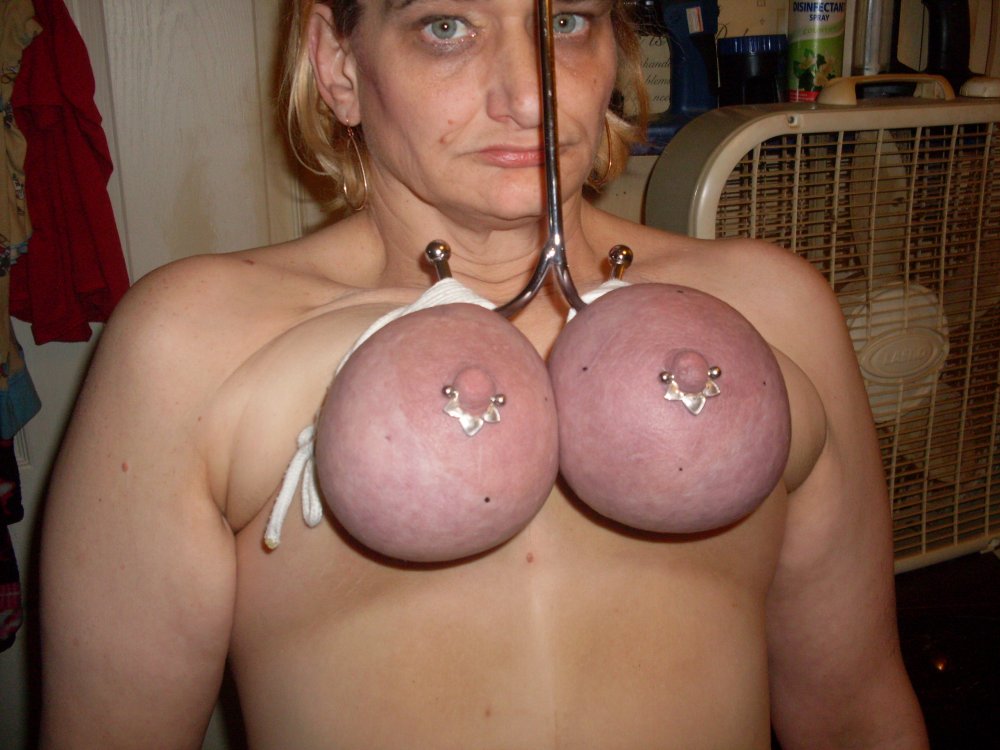 Breasts with large nipples