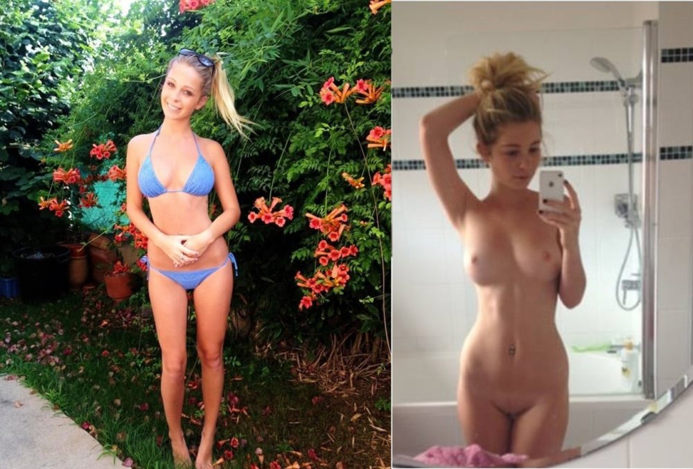 Beautiful girls in clothes and striped