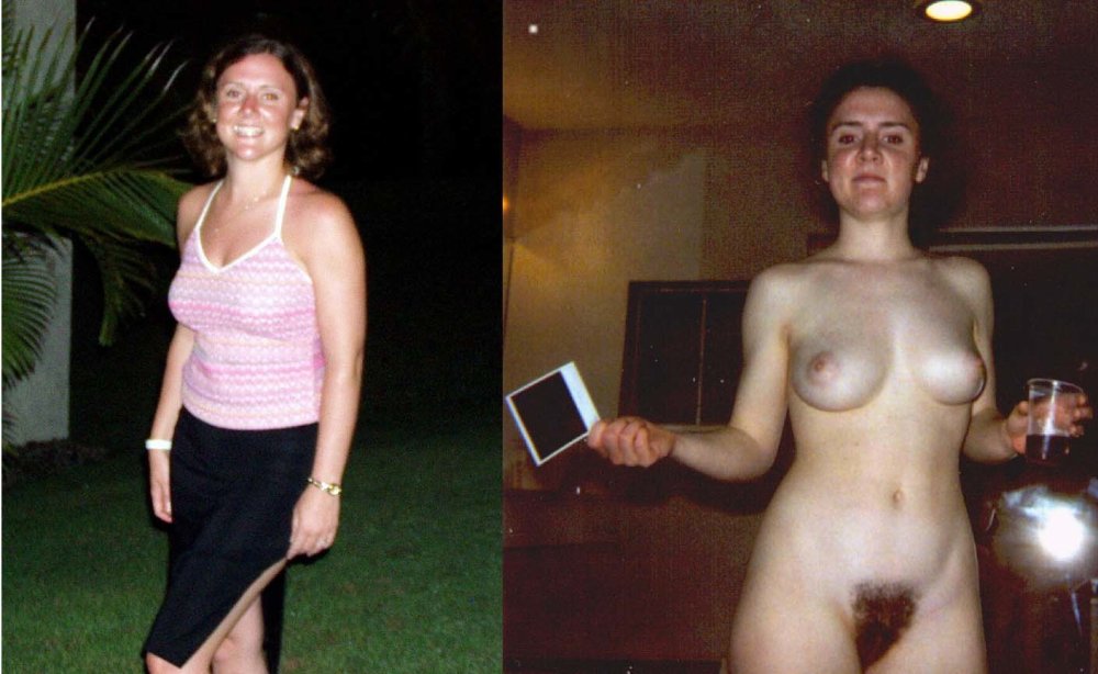 Girls dressed and undressed