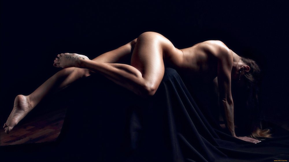 Beautiful naked female body