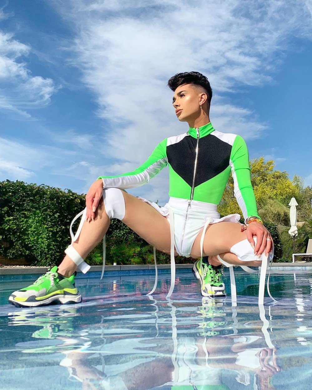 Laura Ortis in a swimsuit