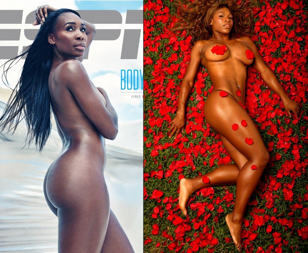 Serena Williams Naked in Stockings