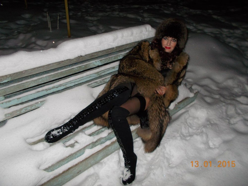 Naked in a hairy coat