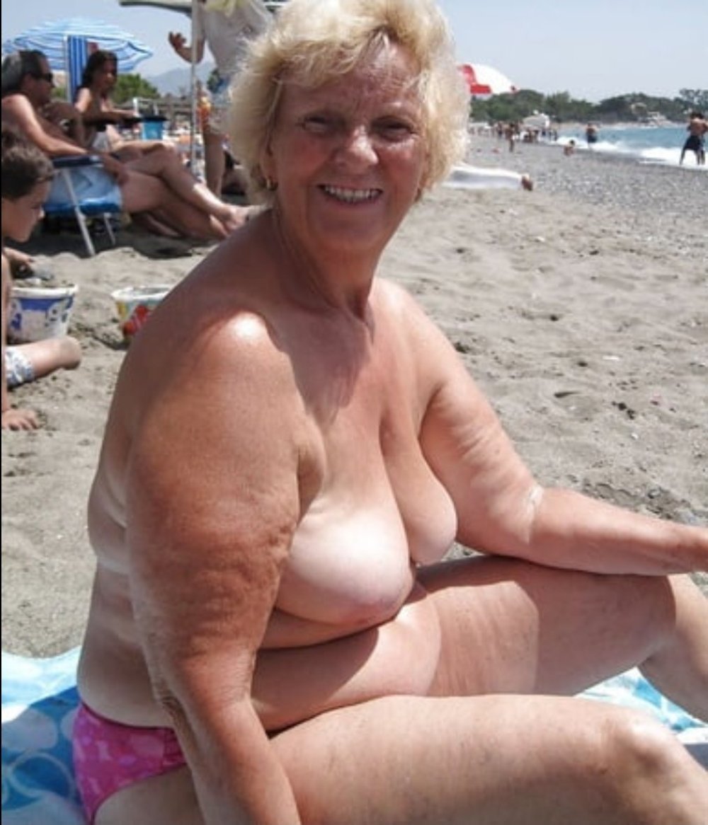 Elderly women with big breasts