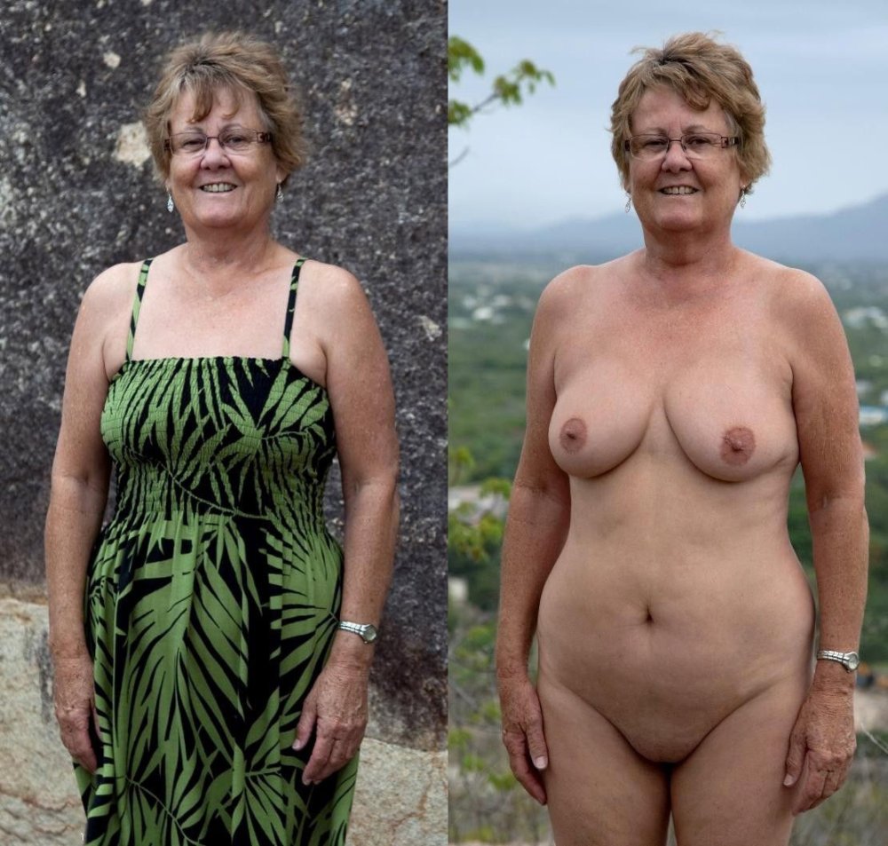 Separate naked grandmothers