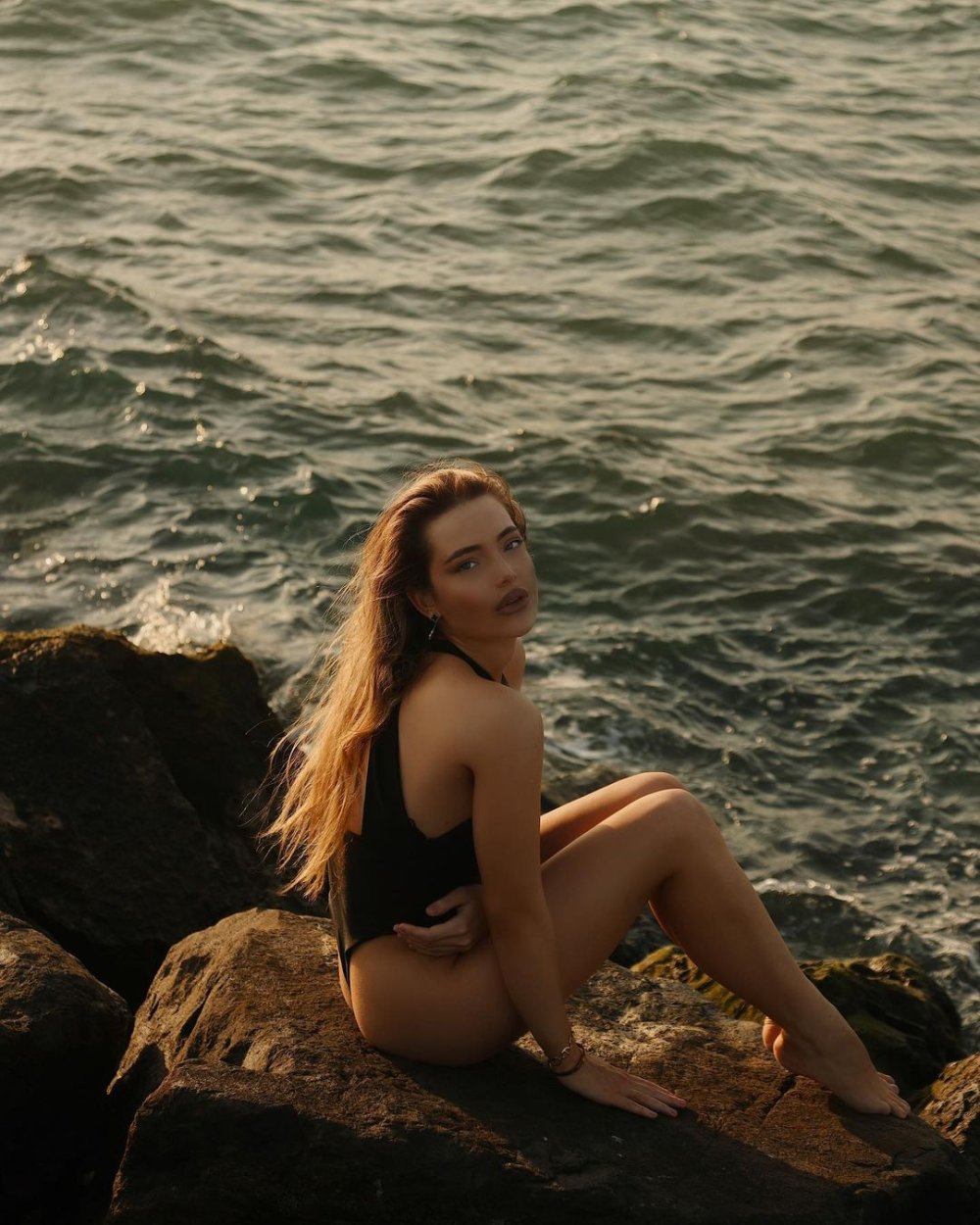 Adelina Lazarova swimsuit