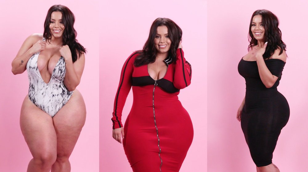 Amber Curve-Plus-Size model