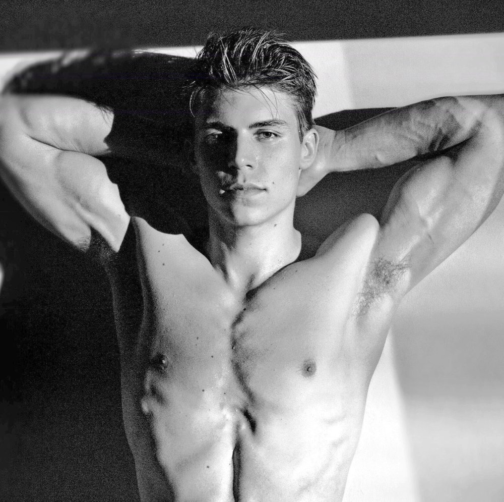 Naked men in the gym