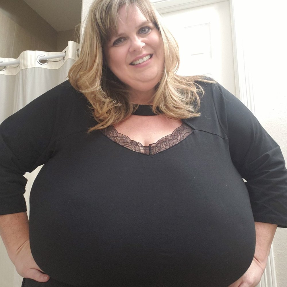 Huge thick boobs in a bra
