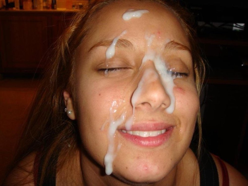 Faces of girls after blowjob