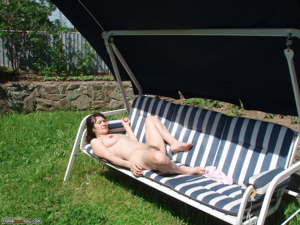 Nudists smoking naked