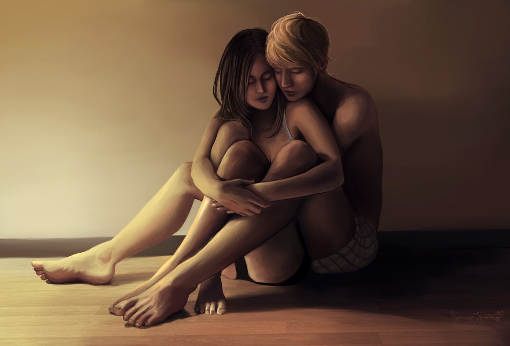 Victoria Odintsova and Pavel Durov