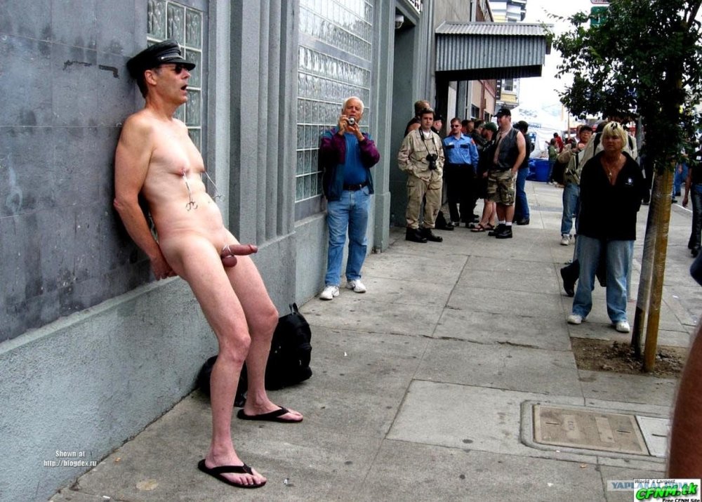 Naked men dressed women