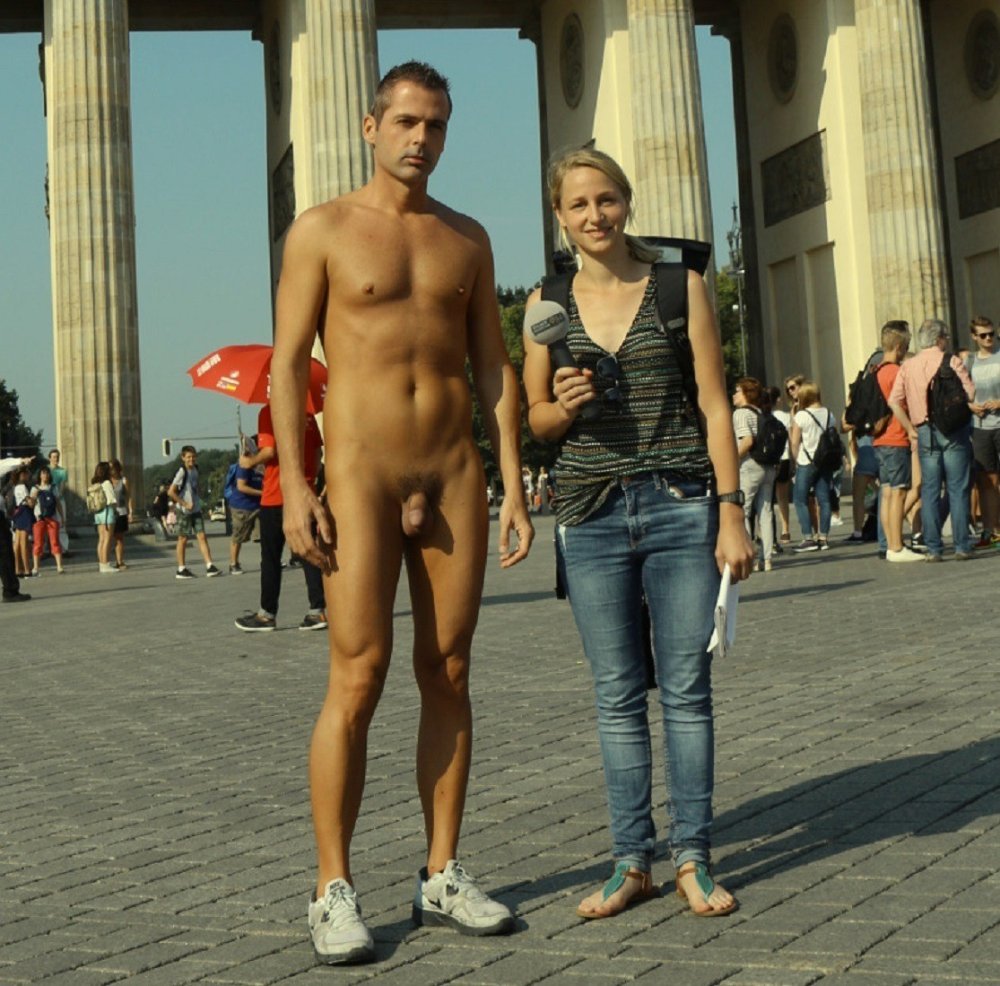 Naked gay is an exhibitionist