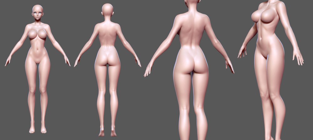 Female nudity reference