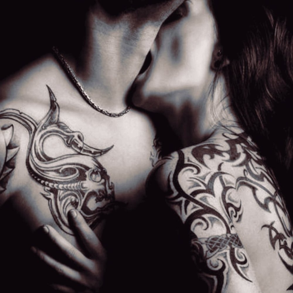 Man and woman passion b