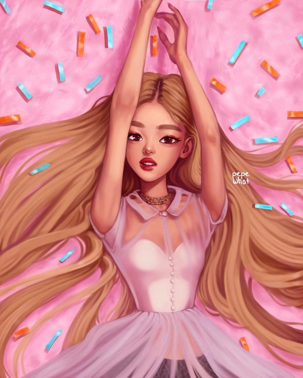 Girl sketch minimalism