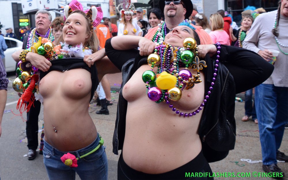 Big boobs at a party